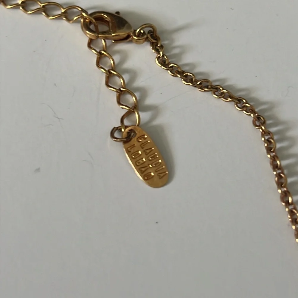 Anthropologie Crochet Circle Necklace